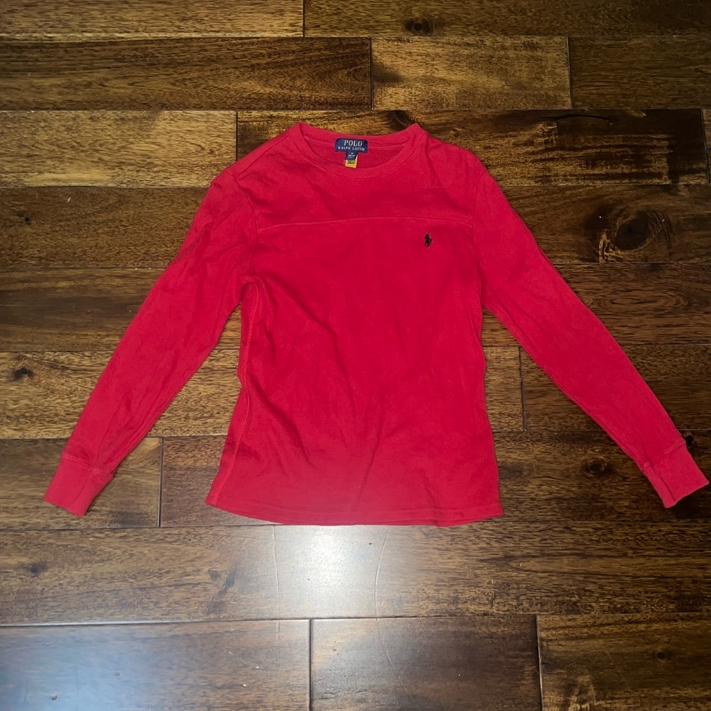 Red Polo sweatshirt
